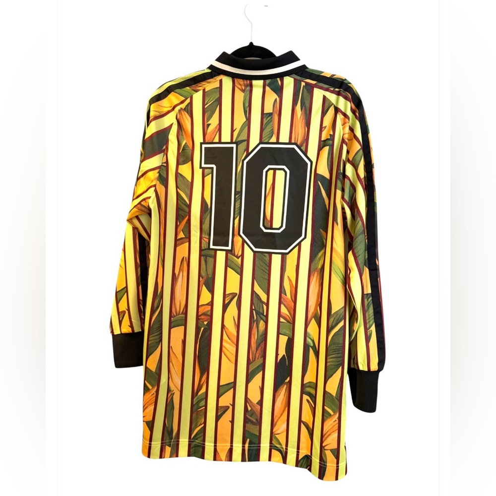 Adidas x FARM Rio Tropical Print Jersey Sporty Dress JD6284 Size Small NWT - Picture 5 of 17
